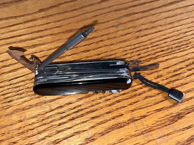 New Victorinox Swiss Army 91mm Knife : CYBERTOOL 34 BLACK 1.7725.3