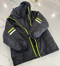 Boys weatherproof Coat Double Zipper Front Boys M