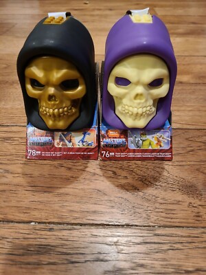 Mega Construx Masters of the Universe Skeletor Skull Set Of 2 NEW Free Shipping!
