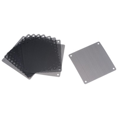 PC Staub Lüfter Bildschirm mit Schrauben zur Kühlung Staubdicht Gehäuse Abdeckung PVC 120mm 10 Stück