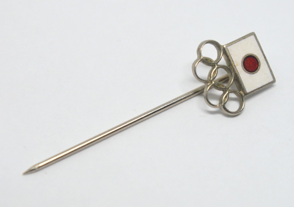 JAPAN 1964 OLYMPIC GAMES TOKYO FLAG SPORT RARE PIN BADGE eBay