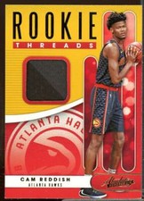 Cam Reddish Rookie Card 2019-20 Absolute Memorabilia Rookie Threads Level 1 #28 