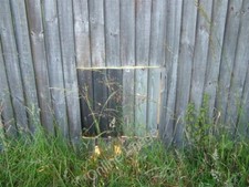 Photo 6x4 Mystery fence hole, sports ground off Ipswich ring road Giant c c2009