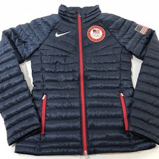 Nike Xs Womens Aeroloft Summit 800 Down Jacket 614216 451 Usa Olympic Sochi 2014
