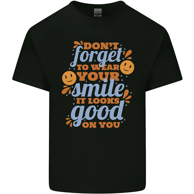 T-Shirt Wear Your Smile Feel Good Happy Joy Love Kinder