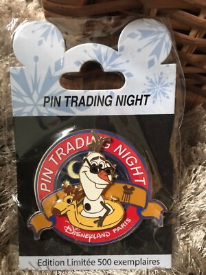 PIN Trading Night Olaf JUMBO AUTHENTIC Frozen Reine Neiges Disneyland Paris
