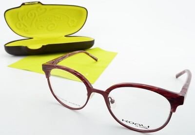 MOREL KOALI Brille Damen 8199K 49-17 135 RR033 Rot Weinrot Panto Acetat +Etui
