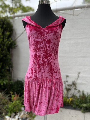 Kleid Ballonrock gemustert Vero Moda Gr. S rosa neu