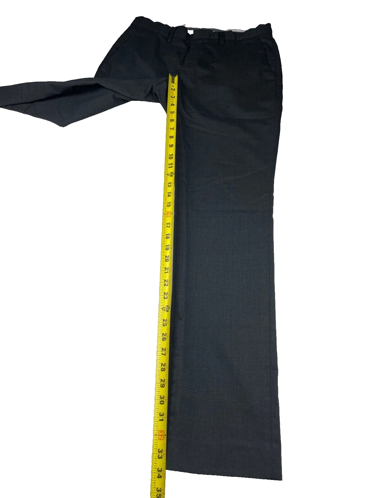 Moncler 1952 Pantalone elegante uomo misto lana piatto davanti grigio • 34x34