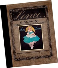 LENCI 1921 Catalog Italian Felt Dolls Toys Catalogue Early Models Lady Negro