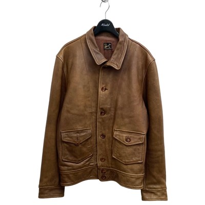 リーバイス メンロー コサック レザー ジャケット ブラウン XL MENLO COSSACK LEATHER JACKET – リーバイス®公式オンラインストア
