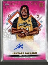 Jahzare Jackson 2022-23 Topps Inception OTE Pink Auto /99