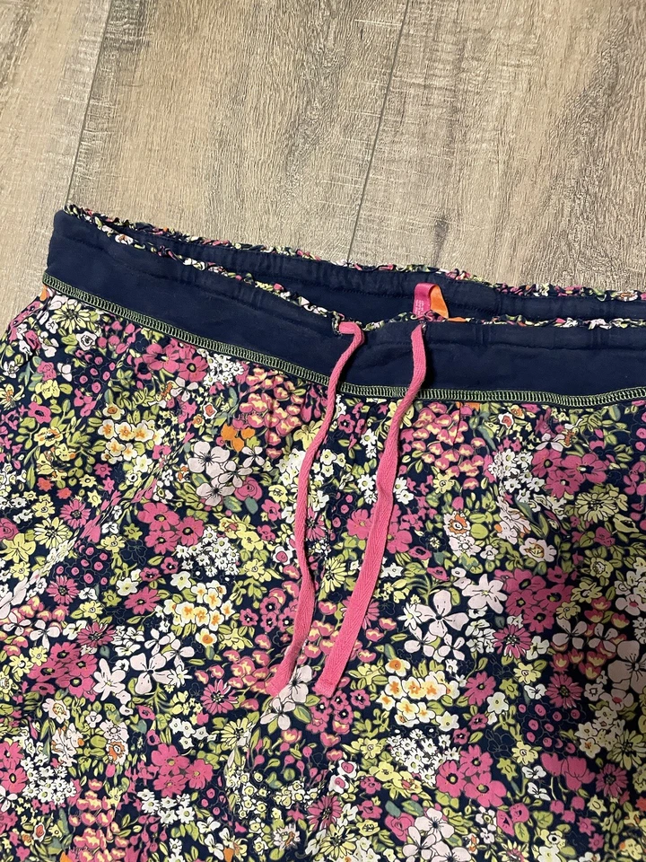 Pantalones de salón pijama de algodón floral Jenni By Jennifer Moore talla XL Foto 3 de 4