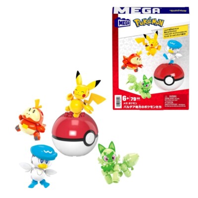 Mattel Pokémon Paldea Region Team Bauset Klemmsteine MEGA BLOCKS Bausteine