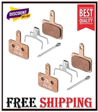 Zacro Bike Brake Pads,Bicycle Disc Pads Fit for Tektro 2 Pairs, Brown 