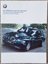 Brochure brochure BMW Z3 coupe 2.8, M coupe 2/1999 model year 2000