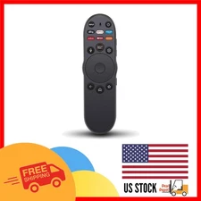 Compact Remote for Vizio Smart TVs with Voice Command & Quick Access Features