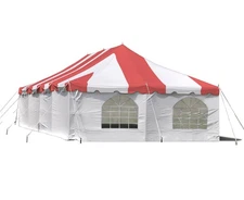 Weekender Pole Tent w Sidewalls 20x40 Red Canopy Event Wedding Party Gazebo
