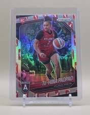 Te-Hina Paopao 2025 Panini Prizm WNBA RC #61 WNBA Logo Prizm Atlanta Dream