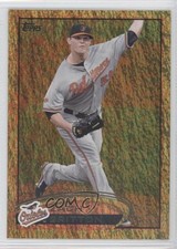 2012 Topps Gold Sparkle Zach Britton #599 0c4