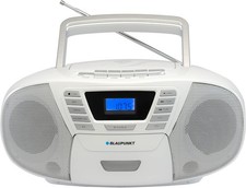 Lettore di cassette, CD/MP3, BT 4.2, USB,AUX,UKW, Bianco, Blaupunkt B120, COME NUOVO