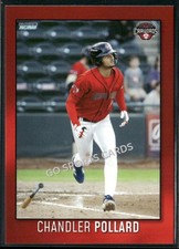 2025 Hickory Crawdads 2nd Chandler Pollard RC Rookie Rangers