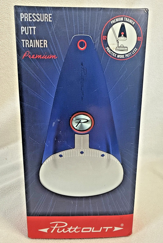 Puttout Premium Pressure Putt Trainer Sports Golf Aid "Practice More Putt Less"