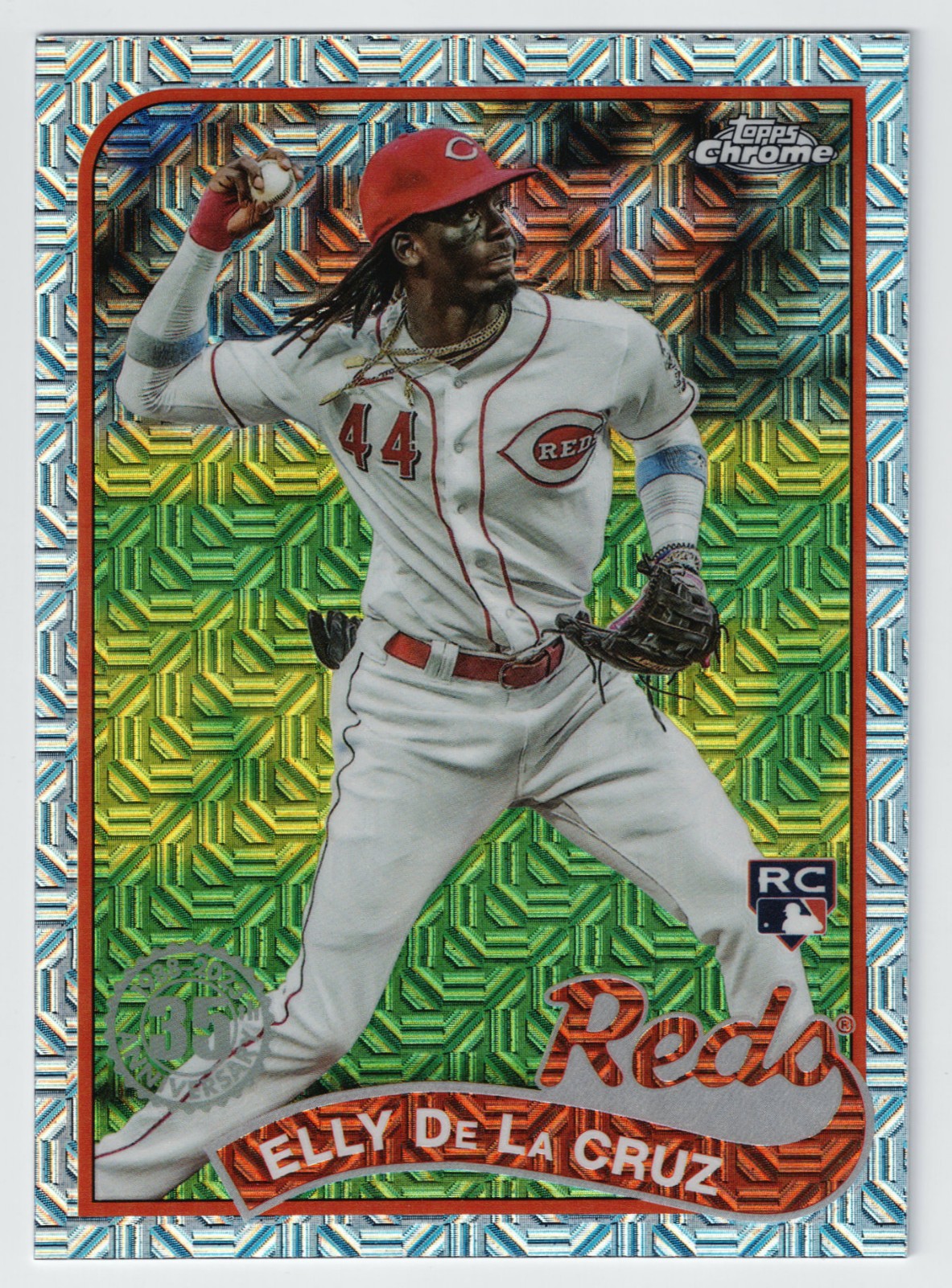 2024 Topps Silver Pack Elly De La Cruz Rookie RC Mojo Refractor #T89C-83 Reds
