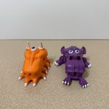 Mini Ghost Traps Orange Purple 100 Complete 1987 Ghostbusters Vintage Works
