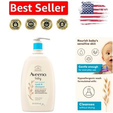 Daily Moisture 33 fl oz Baby Wash  Shampoo, pH-Balanced, Tear-Free Formula