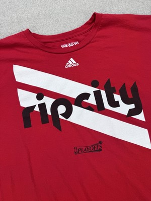 #ad #ad Adidas Portland Trail Blazers Rip City Playoffs T Shirt Men’s XL Red NBA Tee $16.19