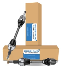 2PC Front CV Axle Shaft For 2007 2008 2009 2010-2017 GMC Acadia Chevy Traverse