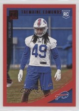 2018 Panini Donruss Rookie Press Proof Red Tremaine Edmunds #357 0q1p