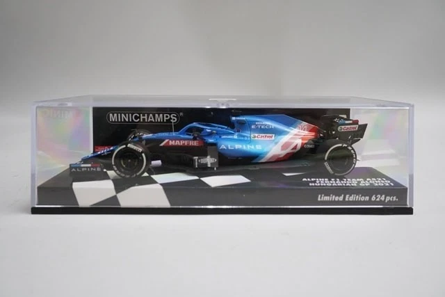 1:43 MINICHAMPS 417211214 Alpine A521 Hungarian GP 2021 #14 model car - Image 4 of 4