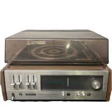 1970's SONY Stereo Music System Receiver Turntable HP-161 JAPAN Parts Or Repairs