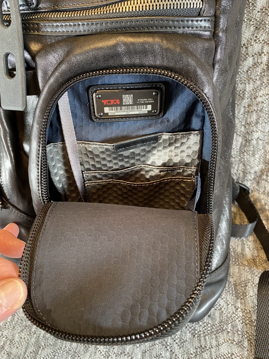 Tumi Alpha Bravo London Roll Top Backpack 103288-1041 | eBay