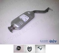 Auspuff Mitteltopf+Anbauteile für Mercedes C-Klasse Sportcoupe 200K+230K BJ01-02