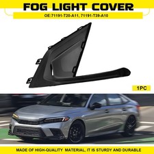 For 2022-2024 Honda Civic Front Bumper Fog Light Bezel Cover Left Driver Side EI
