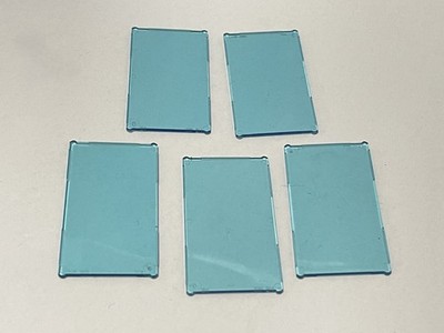 Lego 60803 Transparent Blue Windows Replacement Add-on Pieces Parts Lot of 5
