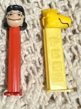 Lucy and Woodstock Peanuts Pez Dispenser, Vintage, 4" Slovenia