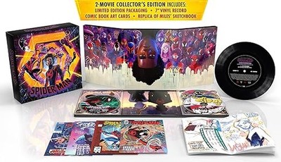 New Spider-verse 2-Movie Collector's Edition (UHD + Blu-ray + Digital)