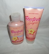 Bath Body Works Body Wash Moisturizing Body Cream, STARFRUIT SANGRIA, NEW