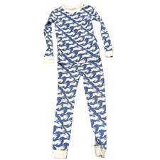 Baby Gap Organic Cotton Long Sleeve Pajama Set Blue Bunny Print Size 5 Years