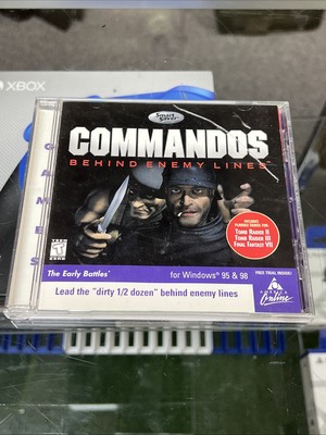 Commandos Behind Enemy Lines PC Game 1998 RTT Real Time Tactics Windows 95 98