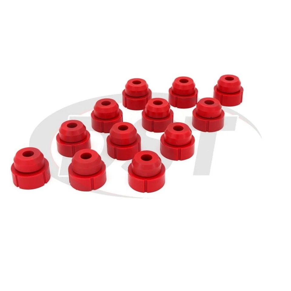 Soporte de carrocería Prothane para Jeep Grand Wagoneer 1984 85 86 87 88 89 90 1991 | Rojo Foto 2 de 4