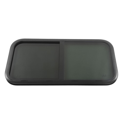 Ι For 33‑38mm Wall Thickness Sliding Rounded Window Black Aluminum Alloy Frame - Picture 10 of 12