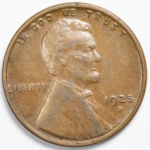 1925-D Lincoln Wheat Penny Cent Extremely Fine (XF)