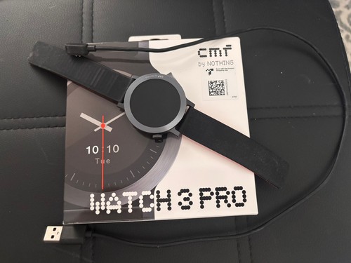 CMF by Nothing Watch 3 Pro D399 Dark Grey GPS Smartwatch 47mm. Read description