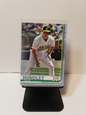 2019 Topps Update US195 Nick Hundley Oakland Athletics Father's Day Blue /50