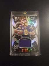 Kirk Cousins 2020 Spectra #23 Brilliance Neon Marble Jersey #'d/75 Minnesota
